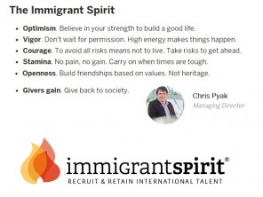 The Immigrant Spirit Credo